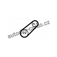 Sada drážkového řemene CONTINENTAL CTAM 6PK701 ELAST T1