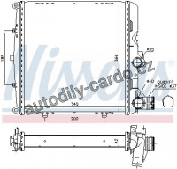 Chladič motoru NISSENS 606448