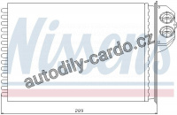 Výměník tepla NISSENS 72943