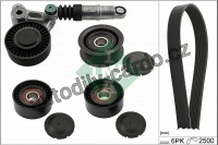 Sada žebrovaných klínových řemenů INA 529047210