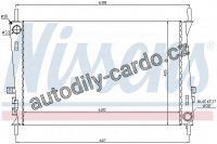 Chladič motoru NISSENS 66704