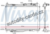 Chladič motoru NISSENS 66858