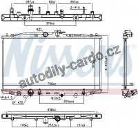 Chladič motoru NISSENS 68152