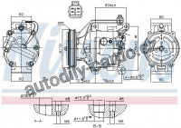 Kompresor klimatizace NISSENS 890047