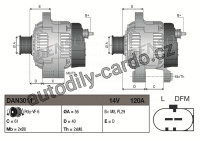 Alternátor DENSO DAN3011
