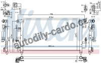 Chladič klimatizace NISSENS 94184
