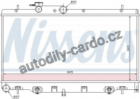 Chladič motoru NISSENS 64114