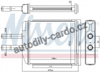 Výměník tepla NISSENS 707072