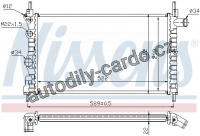 Chladič motoru NISSENS 63050A