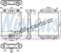 Chladič motoru NISSENS 60372