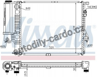 Chladič motoru NISSENS 60607A
