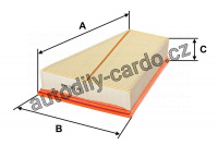 Vzduchový filtr VALEO 585149