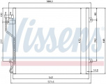 Chladič klimatizace NISSENS 94773