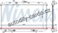 Chladič motoru NISSENS 67345A