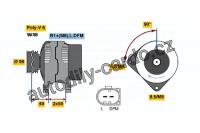Alternátor BOSCH (BO 0124325003)
