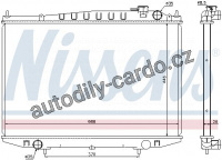 Chladič motoru NISSENS 67356