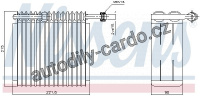Výparník NISSENS 92199