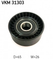 Vratná / vodící kladka, klínový žebrový řemen SKF VKM 31303