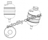 Vyrovnávací nádoba, chladicí kapalina NRF 454083