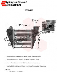 Chladič turba VAN WEZEL 03004185