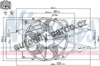 Ventilátor chladiče NISSENS 85216