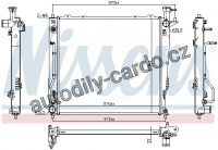 Chladič motoru NISSENS 67465