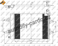 Kondenzátor, klimatizace NRF (35480)