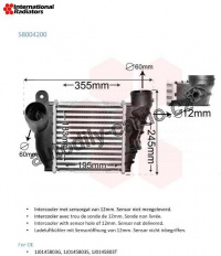 Chladič turba VAN WEZEL 58004200