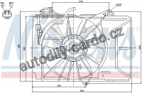 Ventilátor chladiče NISSENS 85226