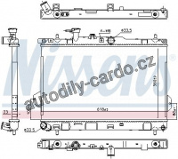 Chladič motoru NISSENS 67481