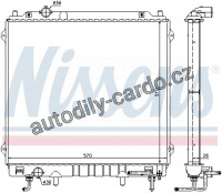 Chladič motoru NISSENS 67482