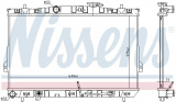 Chladič motoru NISSENS 67493