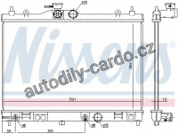 Chladič motoru NISSENS 68798