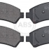 Sada brzdových destiček A.B.S. 38726