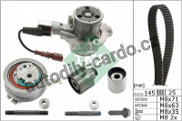 Sada rozvodového řemene s vodní pumpou INA 530069930 