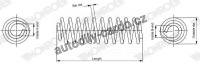 Pružina tlumiče pérování MONROE (MO SE3679)