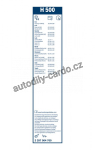 Stěrač BOSCH (BO 3397004760) - 500mm