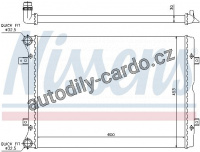Chladič motoru NISSENS 65014 Chladič motoru NISSENS 65014