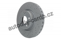 Brzdový kotouč ATE 24.0132-0100 (AT 432100) - MERCEDES-BENZ