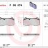 Sada brzdových destiček BREMBO P50074