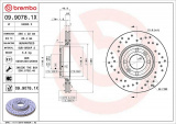 Brzdový kotouč BREMBO 09.9078.1X
