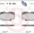 Sada brzdových destiček BREMBO P83025 - TOYOTA Sada brzdových destiček BREMBO P83025 - TOYOTA