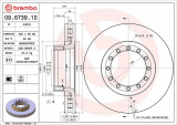 Brzdový kotouč BREMBO 09.6739.10 - IVECO
