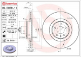 Brzdový kotouč BREMBO 09.D059.11 - AUDI