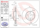 Brzdový kotouč BREMBO 09.9442.11