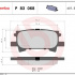 Sada brzdových destiček BREMBO P83068 - LEXUS Sada brzdových destiček BREMBO P83068 - LEXUS