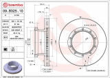 Brzdový kotouč BREMBO 09.B325.10