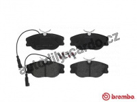 Sada brzdových destiček BREMBO P23066 - FIAT, LANCIA