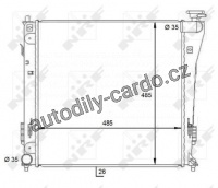 Chladič, chlazení motoru NRF 59086