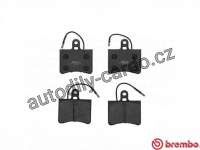 Sada brzdových destiček BREMBO P23010 - CITROËN Sada brzdových destiček BREMBO P23010 - CITROËN